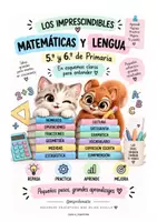 Vista previa - Refuerzo / NEE / Materiales de apoyo - IMPRESCINDIBLES LENGUA Y MATES tercer ciclo primaria - Portada