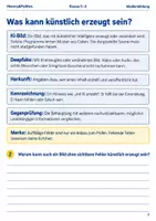 Vorschau - Arbeitsblätter - KI-Bilder Deepfakes Arbeitsheft Klasse 5–6 - Seite 1