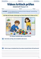 Vorschau - Arbeitsblätter - Videos prüfen Arbeitsheft Klasse 5–6 - Deckblatt
