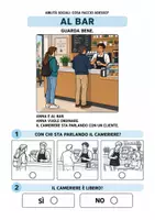 anteprima - Materiale di supporto/inclusione - ABILITA' SOCIALI - storie visive e attività in contesti quotidiani - Pagina 1