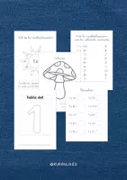 Vista previa - Hojas de trabajo - Fanzines de la multiplicación - página 2