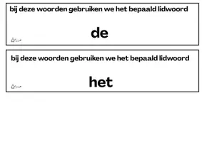 Voorbeeld - Lidwoordenmuur - Pagina 1
