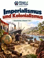 Vorschau - Arbeitsblätter - Imperialismus & Kolonialismus – Macht, Expansion & globale Folgen | Klasse 8–9 - Deckblatt