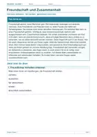 Vorschau - Arbeitsblätter - Arbeitsblatt Religion Klasse 1 – Freundschaft und Zusammenhalt - Seite 1