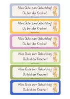 Vorschau - Präsentationen/Tafelbilder - Geburtstagsgeschenk: Du bist der Kracher! - Seite 1