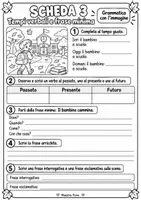 anteprima - Materiale di supporto/inclusione - Grammatica con l’immagine – Il ritorno a scuola - Pagina 3