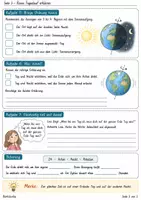 Vorschau - Stundenentwürfe - Rotation: Tag und Nacht | Geographie Klasse 5 | Arbeitsblätter mit Lösungen - Seite 3