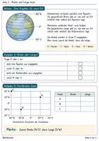 Vorschau - Stundenentwürfe - Das Gradnetz | Geographie Klasse 5 | Arbeitsblätter mit Lösungen - Seite 2