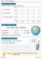 Vorschau - Stundenentwürfe - Das Gradnetz | Geographie Klasse 5 | Arbeitsblätter mit Lösungen - Seite 3