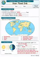 Vorschau - Unterrichtsreihen - Unser Planet Erde | Lernkontrolle Geographie Klasse 5 | 30 Punkte mit Lösungen - Seite 3