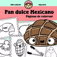 Vista previa - Manualidades / Dibujos para colorear - Pan dulce Mexicano - Portada
