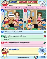Vista previa - Hojas de trabajo - Los buenos modales - página 1