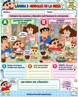 Vista previa - Hojas de trabajo - Los buenos modales - página 3