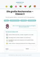 Vorschau - Arbeitsblätter - Mathe Klasse 3: Die große Rechenreise - Jahresheft - Seite 1