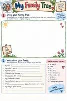 Vorschau - Arbeitsblätter - My Family : Family Tree - Seite 2
