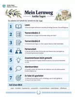 Vorschau - Stundenentwürfe - Antike Sagen – 5er-Paket | Lesetexte, Silbenschrift & Leseverständnis | Klasse 4–6 # Nummer 4 - Seite 3