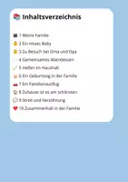 Vorschau - Stundenentwürfe - Leseverständnis Familie – Klasse 2 | 10 Lesetexte mit Fragen & Lösungen - Seite 1
