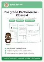 Vorschau - Arbeitsblätter - Mathe Klasse 4: Die große Rechenreise - Jahresheft - Deckblatt