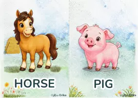 Vorschau - Poster - ON THE FARM – Flashcards mit Poster | Englisch Grundschule - Seite 2