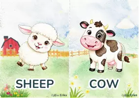 Vorschau - Poster - ON THE FARM – Flashcards mit Poster | Englisch Grundschule - Seite 3