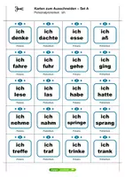 Vorschau - Spiele - Freebie | Präteritum Spiel: Autorennen (Klasse 3 / 4) - Seite 2