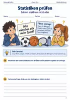 Vorschau - Arbeitsblätter - Statistiken prüfen Arbeitsheft Klasse 5–6 - Deckblatt