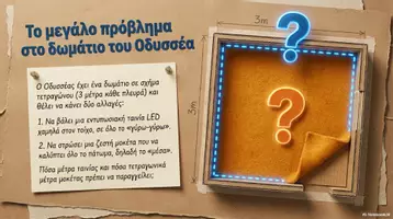 Προεπισκόπηση - Υποστηρικτικό υλικό / Ειδική αγωγή - 📐 Εμβαδόν & Περίμετρος – Αφίσα & Παρουσίαση - Σελίδα 1