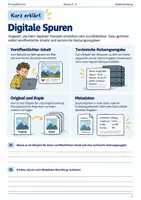 Vorschau - Arbeitsblätter - Digitale Fußspuren Arbeitsheft Klasse 5–6 - Seite 1