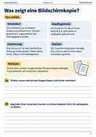 Vorschau - Arbeitsblätter - Privatsphäre und Screenshots Arbeitsheft Klasse 5–6 - Seite 1