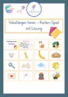 Vorschau - Spiele - lange und kurze Vokale - Klasse 1-4 - Spiel - Deckblatt