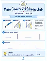 Vorschau - Unterrichtsreihen - Mein Geodreieckführerschein – Messen, Zeichnen, Winkel entdecken - Seite 1