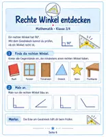 Vorschau - Unterrichtsreihen - Mein Geodreieckführerschein – Messen, Zeichnen, Winkel entdecken - Seite 3