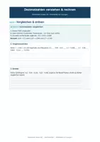 Vorschau - Unterrichtsreihen - Dezimalzahlen verstehen & rechnen
Mathematik Klasse 5/6 · Arbeitsblatt mit Lösungen - Seite 2