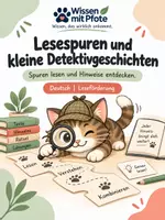 Vorschau - Arbeitsblätter - Lesespuren & kleine Detektivgeschichten – Genau lesen und Hinweise kombinieren | Klasse 3–4 - Deckblatt