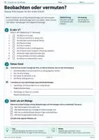 Vorschau - Unterrichtsreihen - Forschen wie ein Biologe – Naturwissenschaftliches Arbeiten | Biologie Klasse 5 - Seite 1