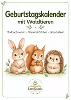 Vorschau - Poster - 🦉Waldtiere-Paket – Kindergarten-Portfolio & Geburtstagskalender | 82 Seiten - Seite 1