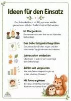 Vorschau - Poster - 🦉Waldtiere-Paket – Kindergarten-Portfolio & Geburtstagskalender | 82 Seiten - Seite 3