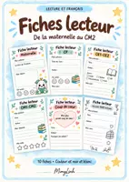 Aperçu - Fiches - Fiches lecteur – Maternelle au CM2 | Couleur & N&B - Page de couverture