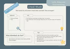 Vorschau - Stationenlernen - Experimente Grundschule: Licht, Schall & Wahrnehmung | 12 Forscherkarten für den Sachunterricht - Seite 1
