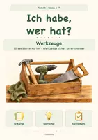 Vorschau - Spiele - Ich habe, wer hat? – Werkzeuge | Technik Klasse 6–7 - Deckblatt