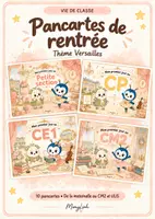Aperçu - Affichage - Pancartes de rentrée avec Pépin et Lumi (thème Versailles) - Page de couverture
