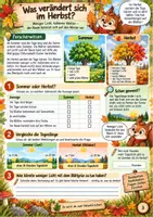 Vorschau - Arbeitsblätter - Der Herbst - Warum werden Blätter bunt? 3./4. Klasse - Seite 3