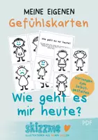 Vorschau - Mal- und Bastelvorlagen - Wie geht es mir heute? Vorlagen zum Selbstgestalten - Deckblatt