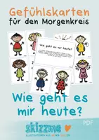 Vorschau - Mal- und Bastelvorlagen - Wie geht es mir heute? Gefühlskarten und kreative Vorlagen für den Morgenkreis - Seite 3