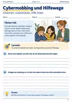 Vorschau - Arbeitsblätter - Cybermobbing und Hilfewege Arbeitsheft Klasse 5–6 - Deckblatt