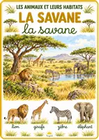 Aperçu - Affichage - Les animaux et leurs habitats – 21 affichages aquarelle - Page 2