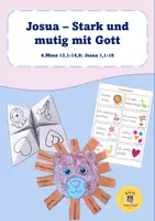 Vorschau - Arbeitsblätter - Josua - Stark und mutig mit Gott - Deckblatt