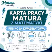 zapowiedź - Karta pracy - Funkcja kwadratowa - Poziom podstawowy - obwoluta