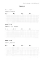 zapowiedź - Karta pracy - Logarytmy - matura podstawowa - strona 1