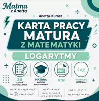 zapowiedź - Karta pracy - Logarytmy - matura podstawowa - obwoluta